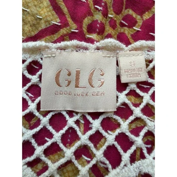 Indie Crochet Long Sleeve Cropped Top - Picture 4 of 4